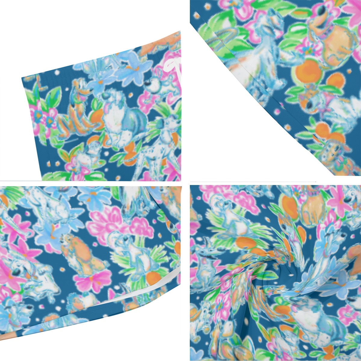 Tropical Paws & Petals - Beloved Dogs - Men’s Pocket Beach Shorts