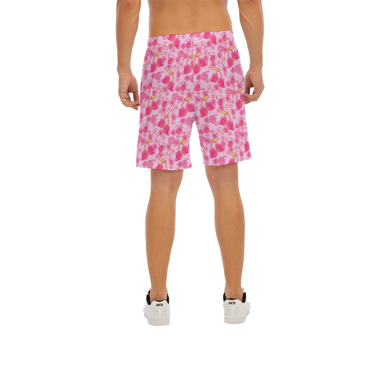 Fruitimals - Cherry Kittens - Men’s Pocket Beach Shorts