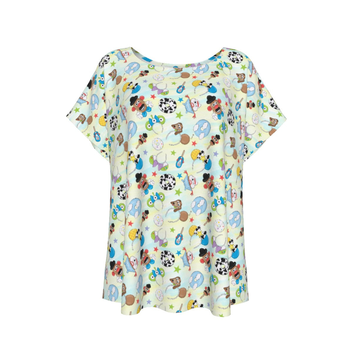 Playful Toy Style Icons - Women’s Relaxed Fit Scoop Tee