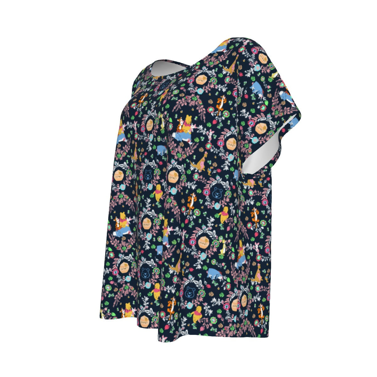 Garden Whimsy - Hundred Acre Blooms - Women’s Relaxed Fit Scoop Tee