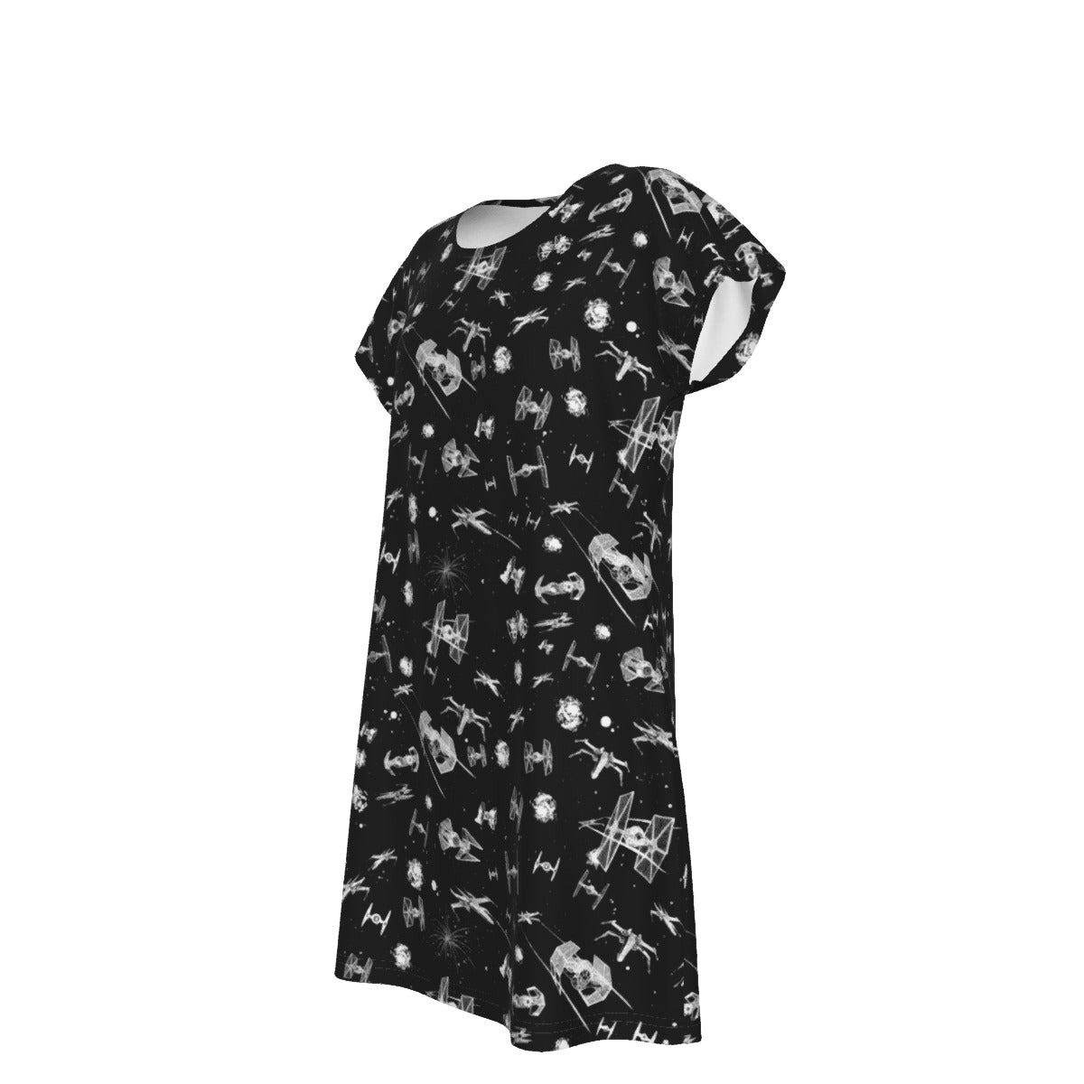 Epic Space Battle Ships - Women's T-Shirt Dress