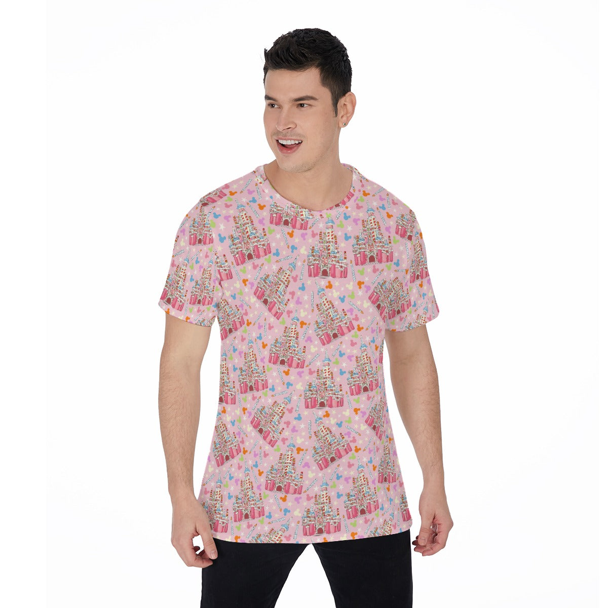 25th Birthday Cake Castle - Men's Short Sleeve T-Shirt