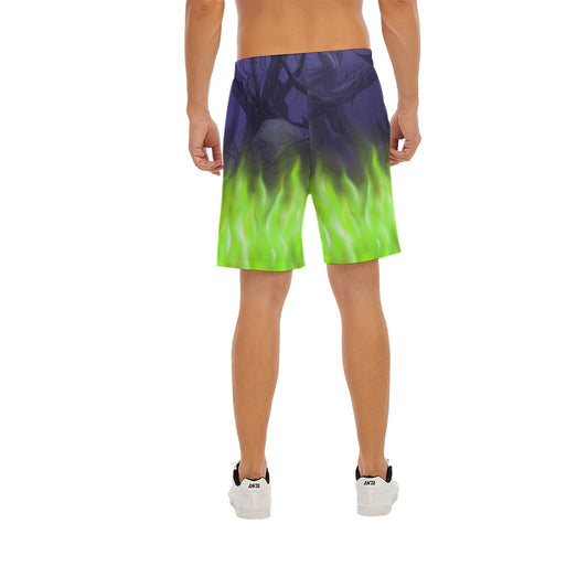 Enchanted Thorn Forest - Men’s Pocket Beach Shorts