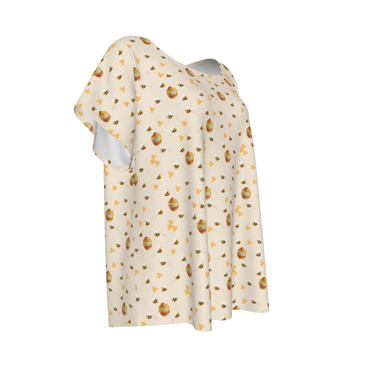 Sweet Hunny Pot & Bees - Women’s Relaxed Fit Scoop Tee