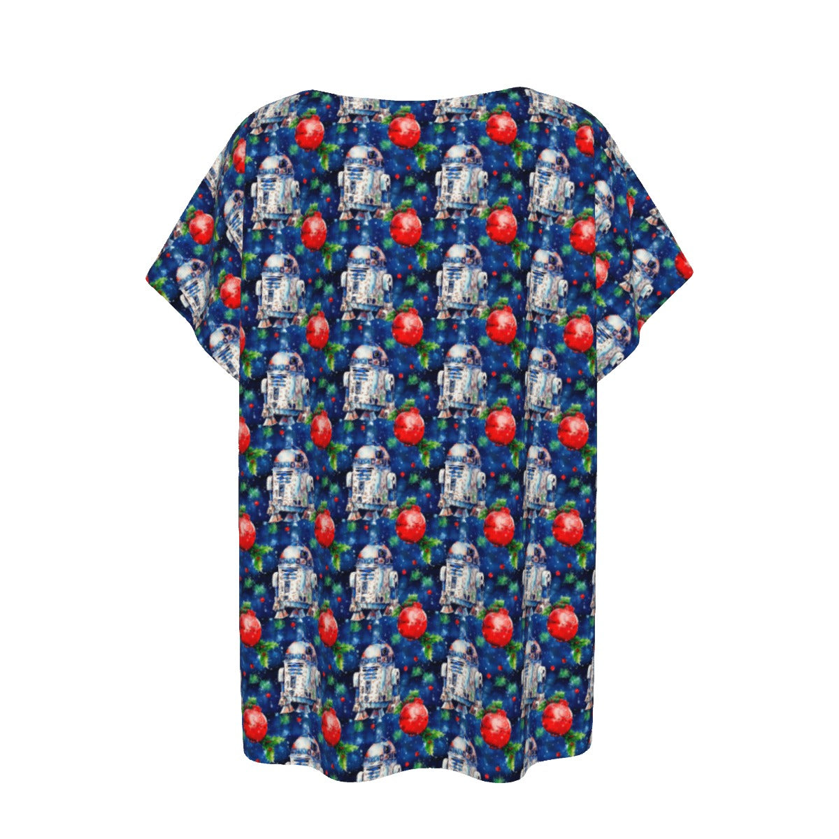 Little Blue Christmas Droid - Women’s Relaxed Fit Scoop Tee