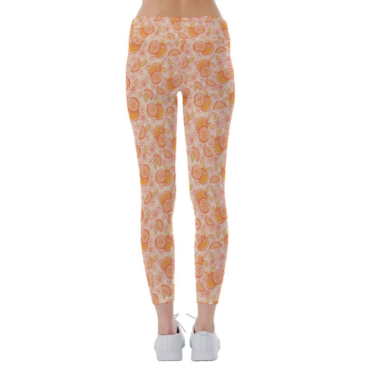 Summer Fruits - Oranges - Women's Yoga Leggings