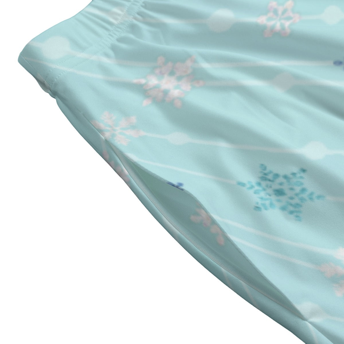 Ice Queen Snowflake Pattern - Women’s Pocket Midi Skirt