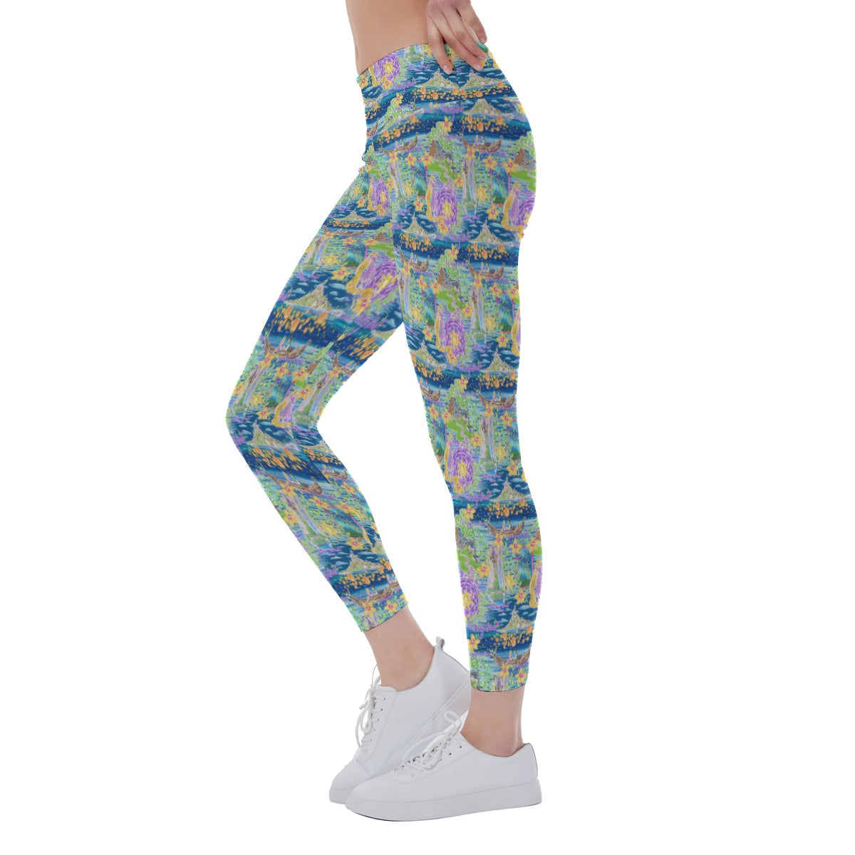 Lantern Festival Glow - Women's Yoga Leggings