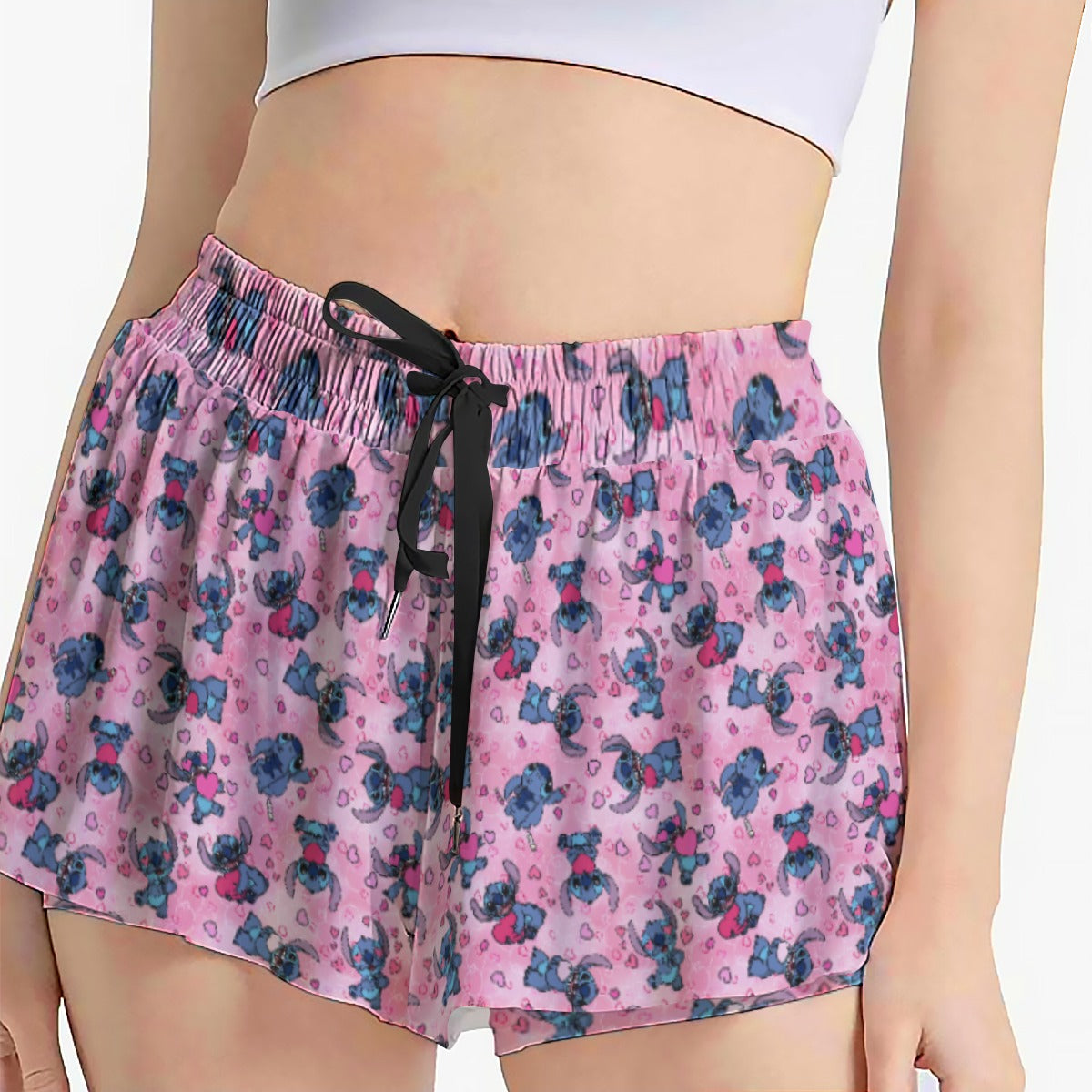 Valentine’s Mischief - Women's Flowy Pocket Shorts