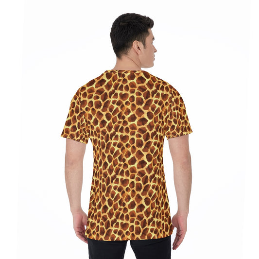 Animal Print - Giraffe - Men's Short Sleeve T-Shirt