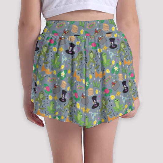 Bayou Princess Icons - Girls’ Flowy Pocket Shorts