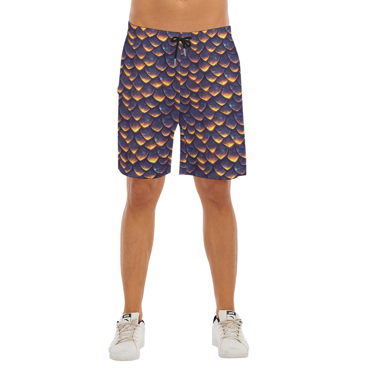 Animal Print - Dragon - Men’s Pocket Beach Shorts