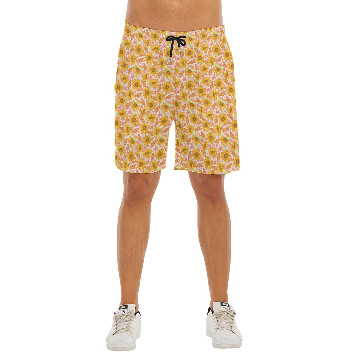 Sunflower Dreams - Men’s Pocket Beach Shorts