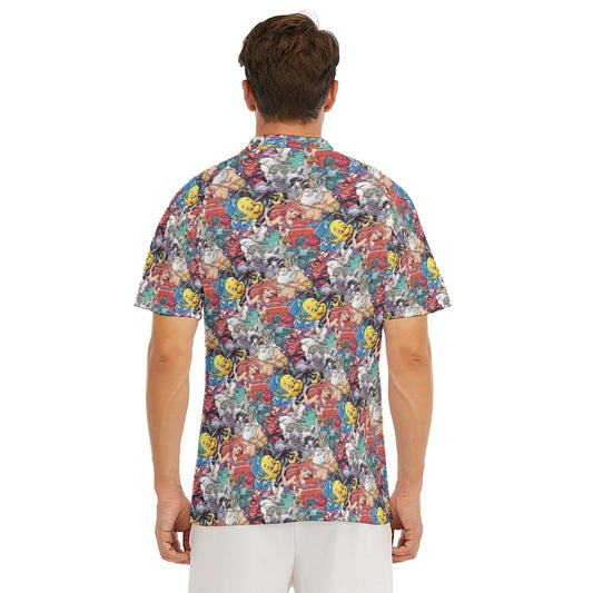 Undersea Crew Sketch - Men's Polo Shirt
