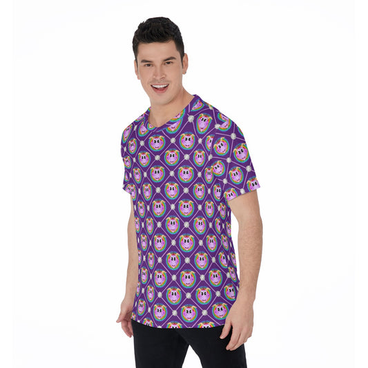 Geometric Figment - Men's Short Sleeve T-Shirt