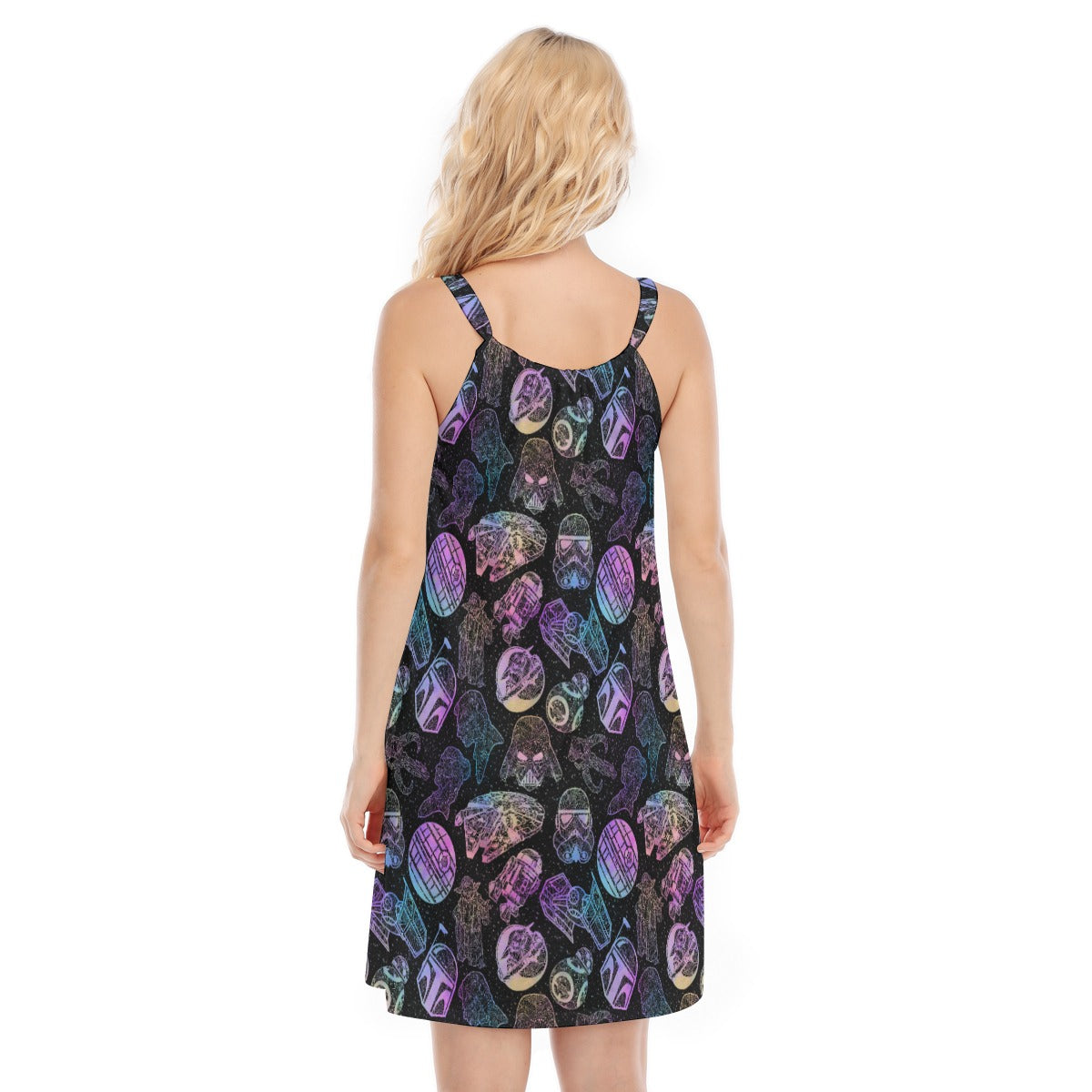 Watercolor Galactic Mandalas - Women’s Adjustable Sundress