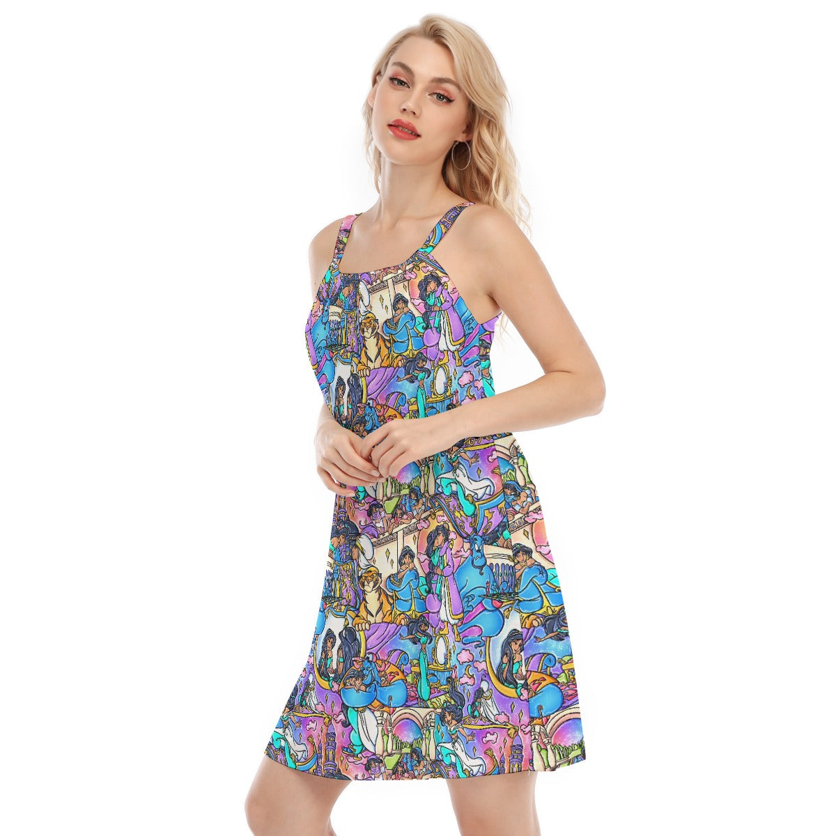 Magic Carpet Storybook Scenes - Women’s Adjustable Sundress