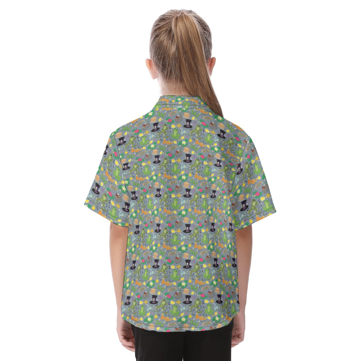 Bayou Princess Icons - Kid's Hawaiian Button Up Shirt