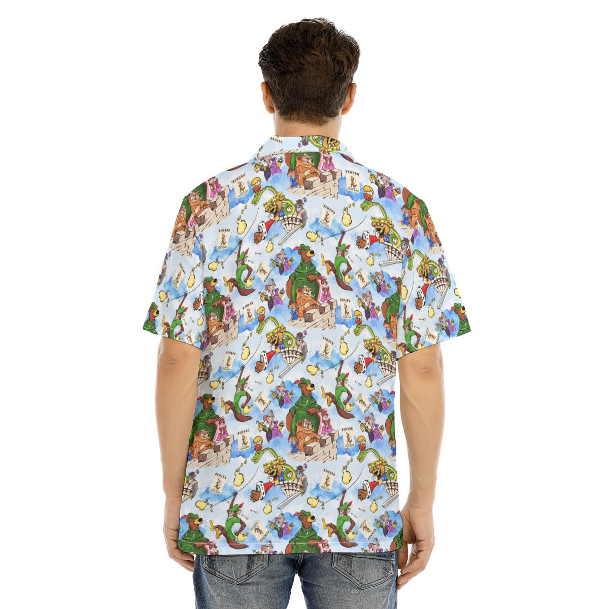 Robin Hood Adventure - Men's Hawaiian Button Up Shirt