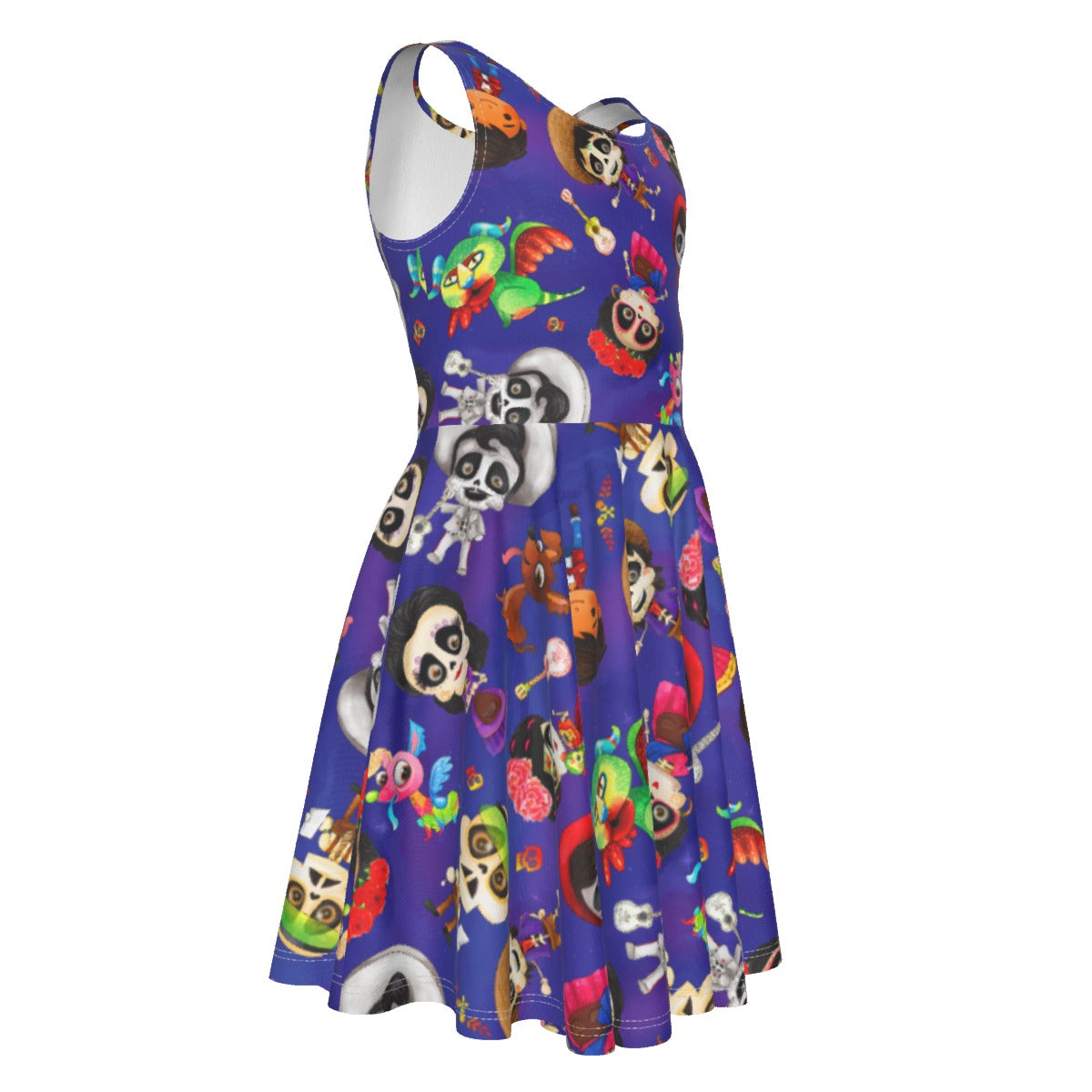 Poco Loco Día de Muertos - Kid's Sleeveless Skater Dress