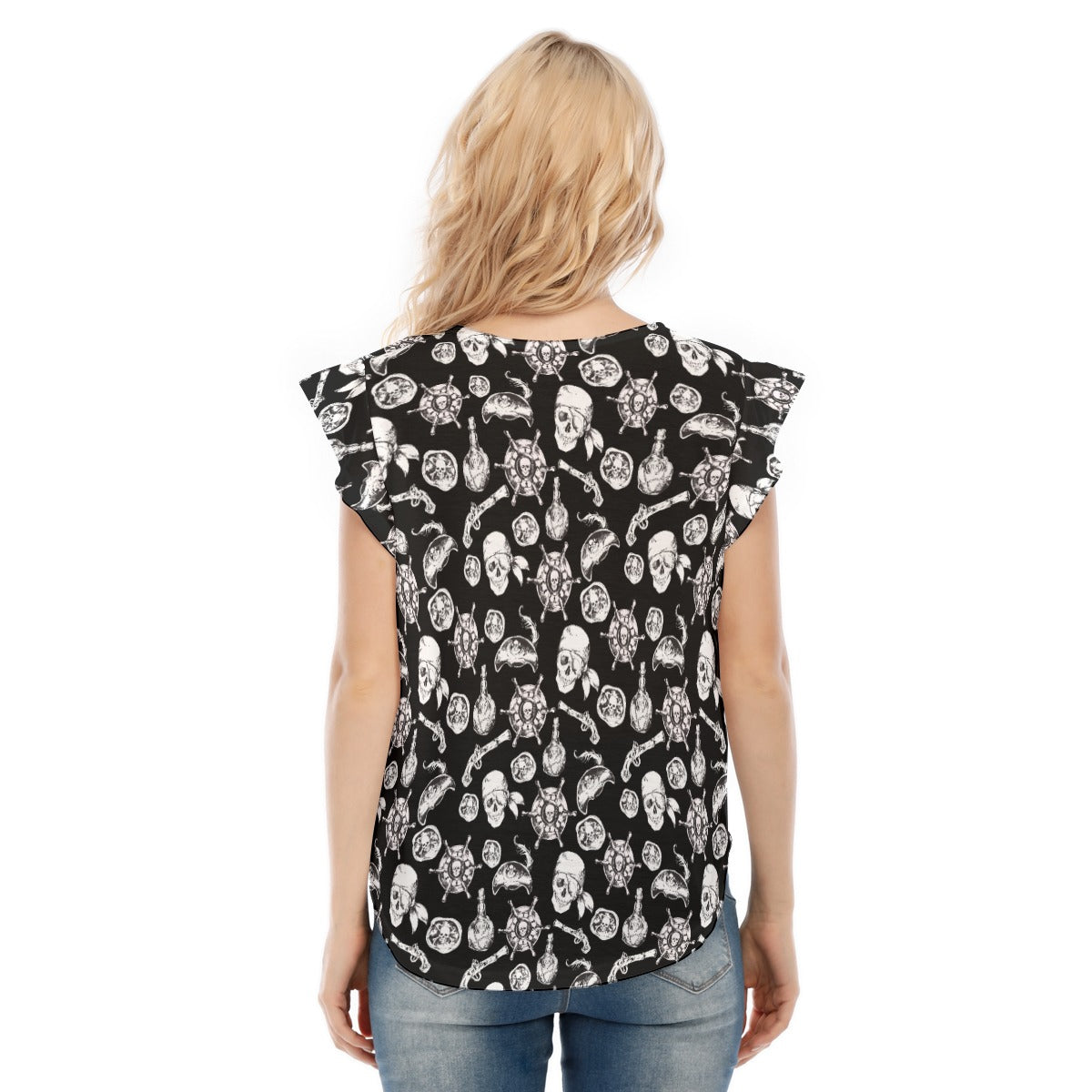A Pirate Life - Women’s Flutter Sleeve Top