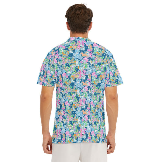 Tropical Paws & Petals - Beloved Dogs - Men's Polo Shirt