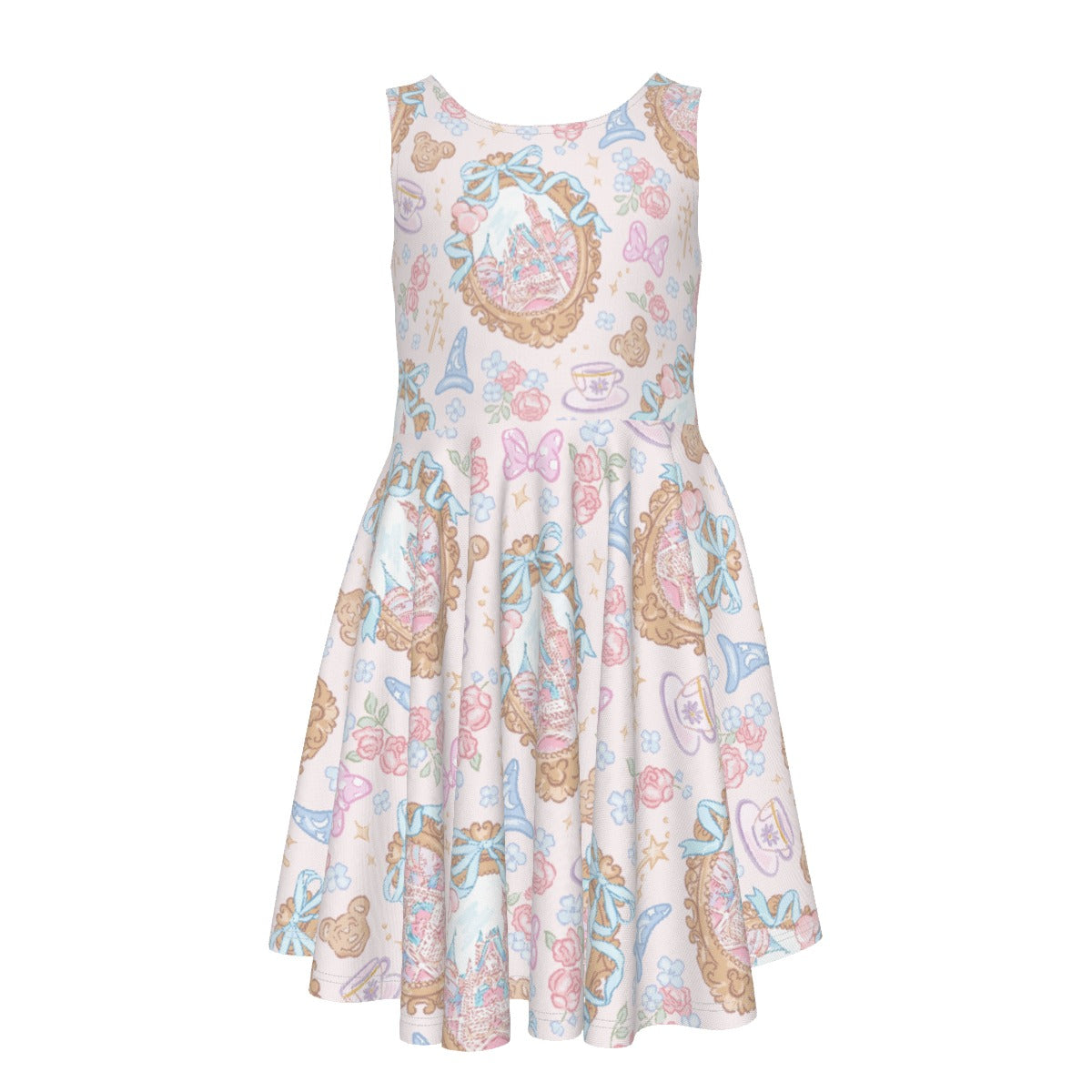 Coquette Park Daydream - Kid's Sleeveless Skater Dress