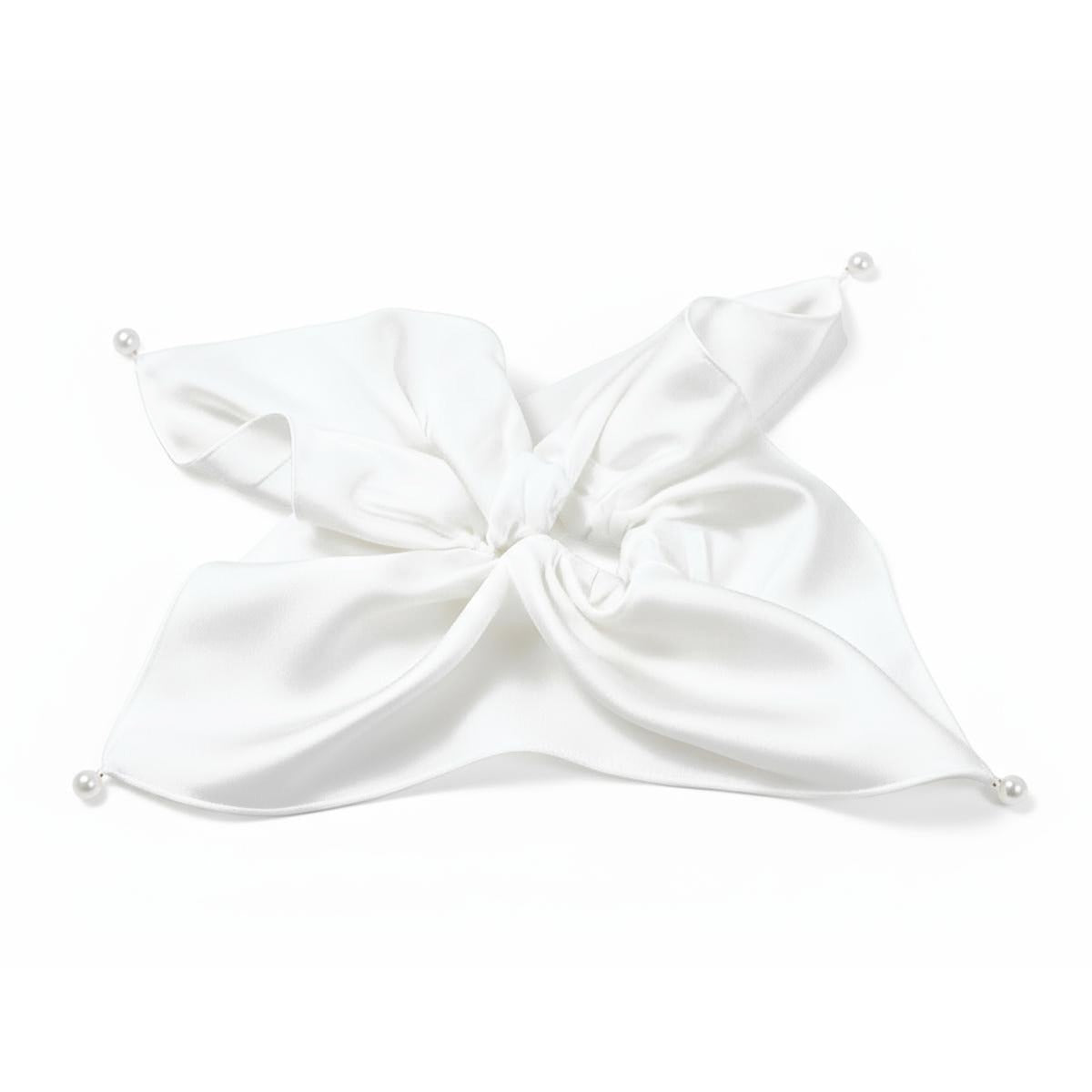 Pick Any Print from our Shop - Pearl Satin Hair Tie