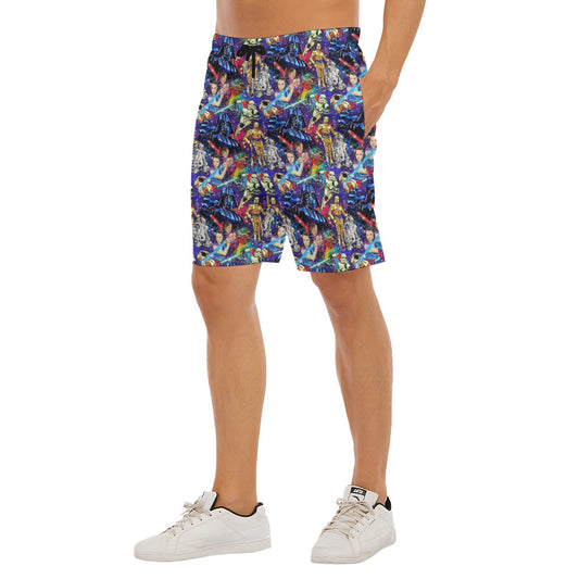 Galaxy Saga - Men’s Pocket Beach Shorts