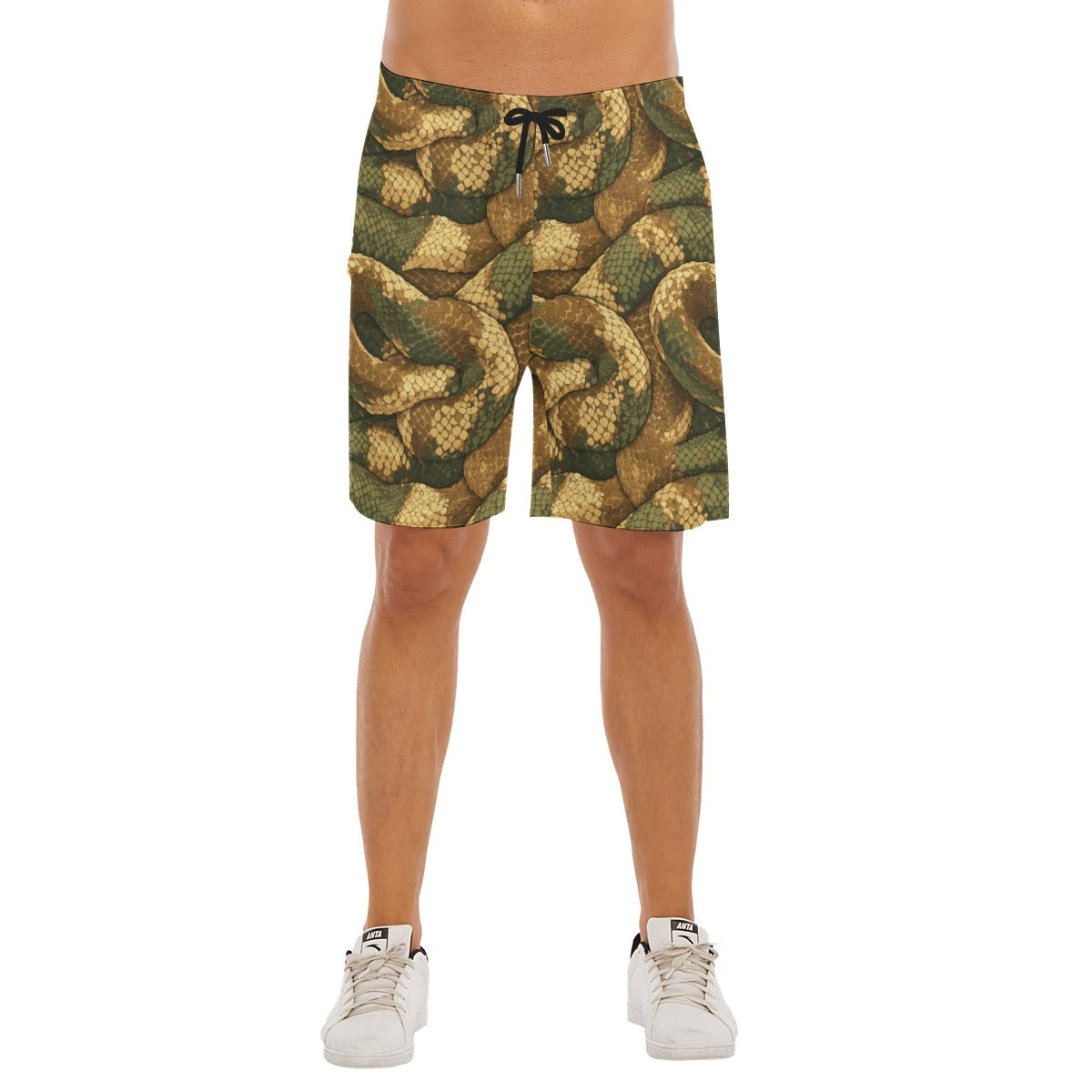 Animal Print - Snake - Men’s Pocket Beach Shorts