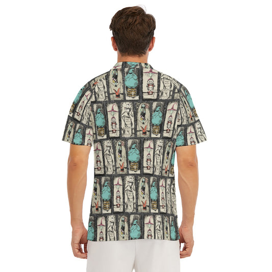 Stretching Haunted Nightmare - Men's Polo Shirt