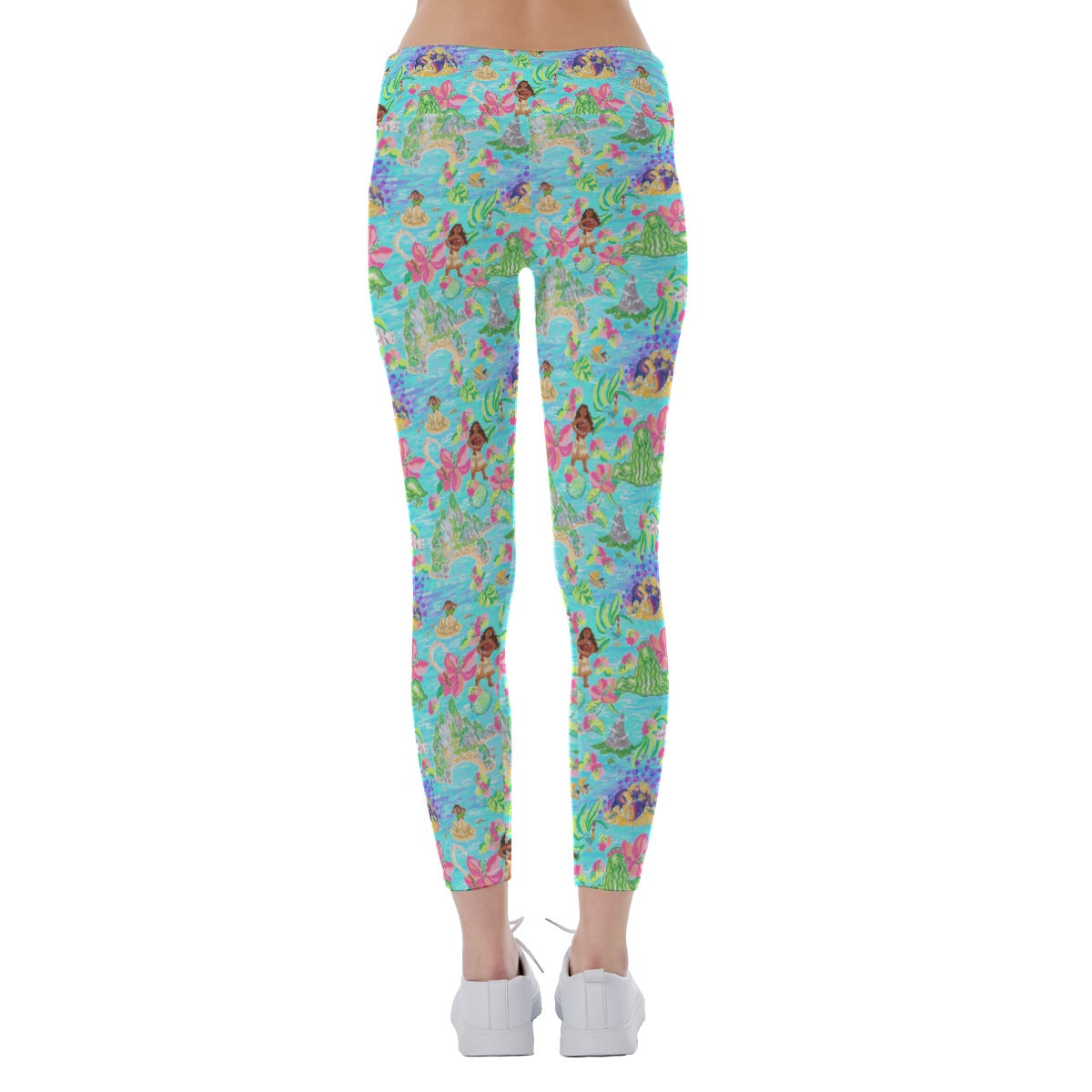 Tropical Island Paradise - Women's Yoga Leggings