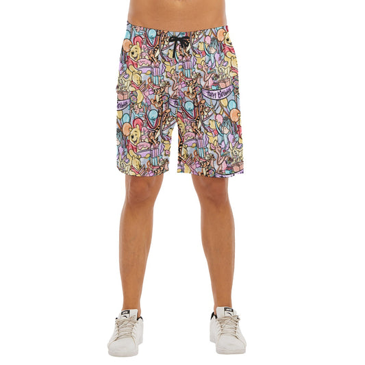 Birthday Bash in the Woods - Men’s Pocket Beach Shorts