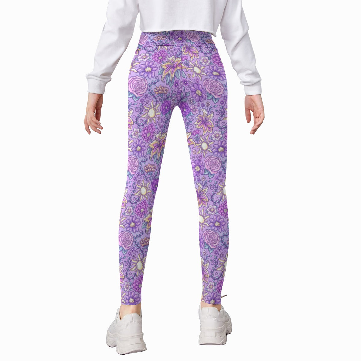 Fairytale Florals – Radiant Sunlight - Kid's Leggings