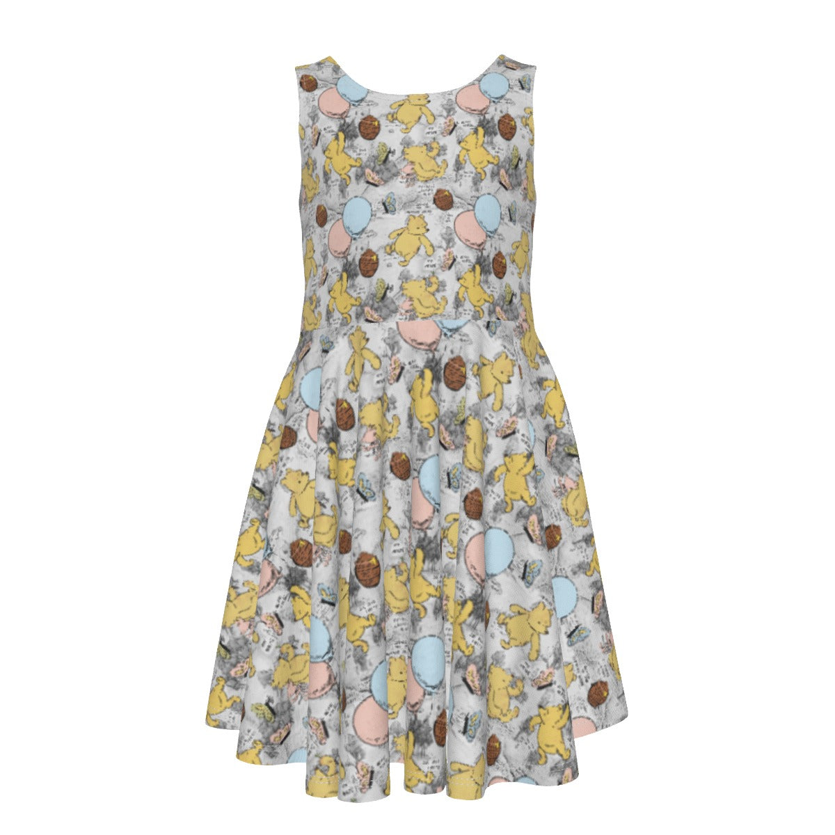 Silly Old Bear - Kid's Sleeveless Skater Dress