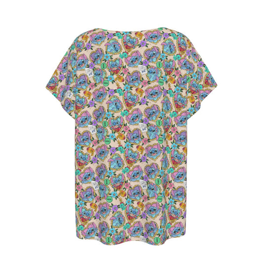 Tattoo Hearts Island Mischief - Women’s Relaxed Fit Scoop Tee