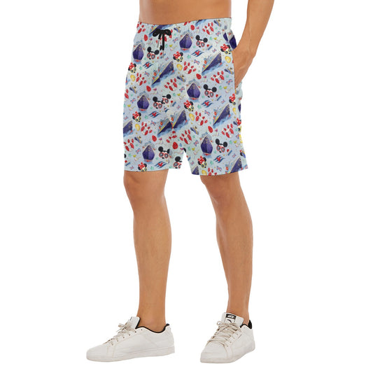 DCL Cruise Style Adventure - Men’s Pocket Beach Shorts