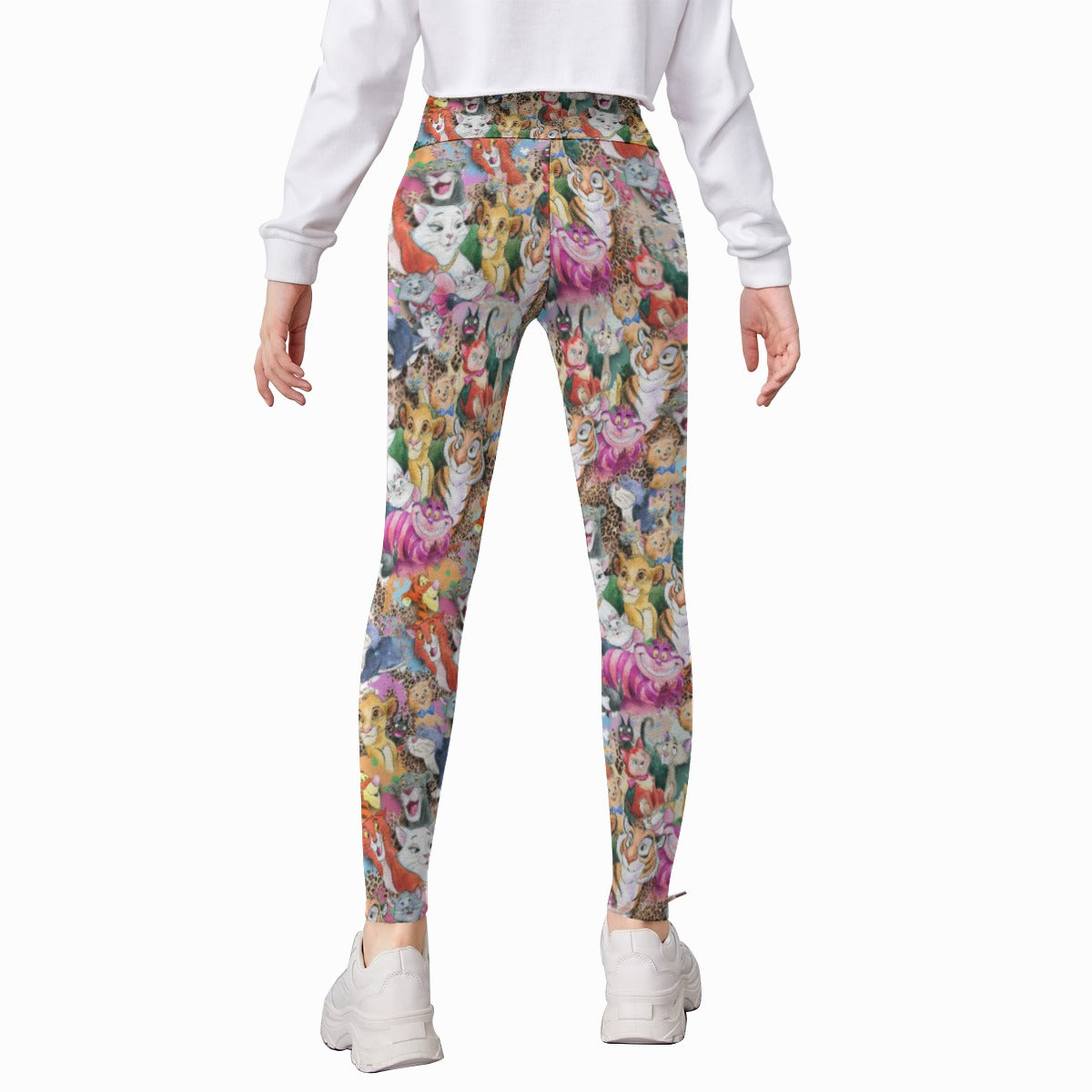 Whimsical Storybook Cats - Kid's Leggings