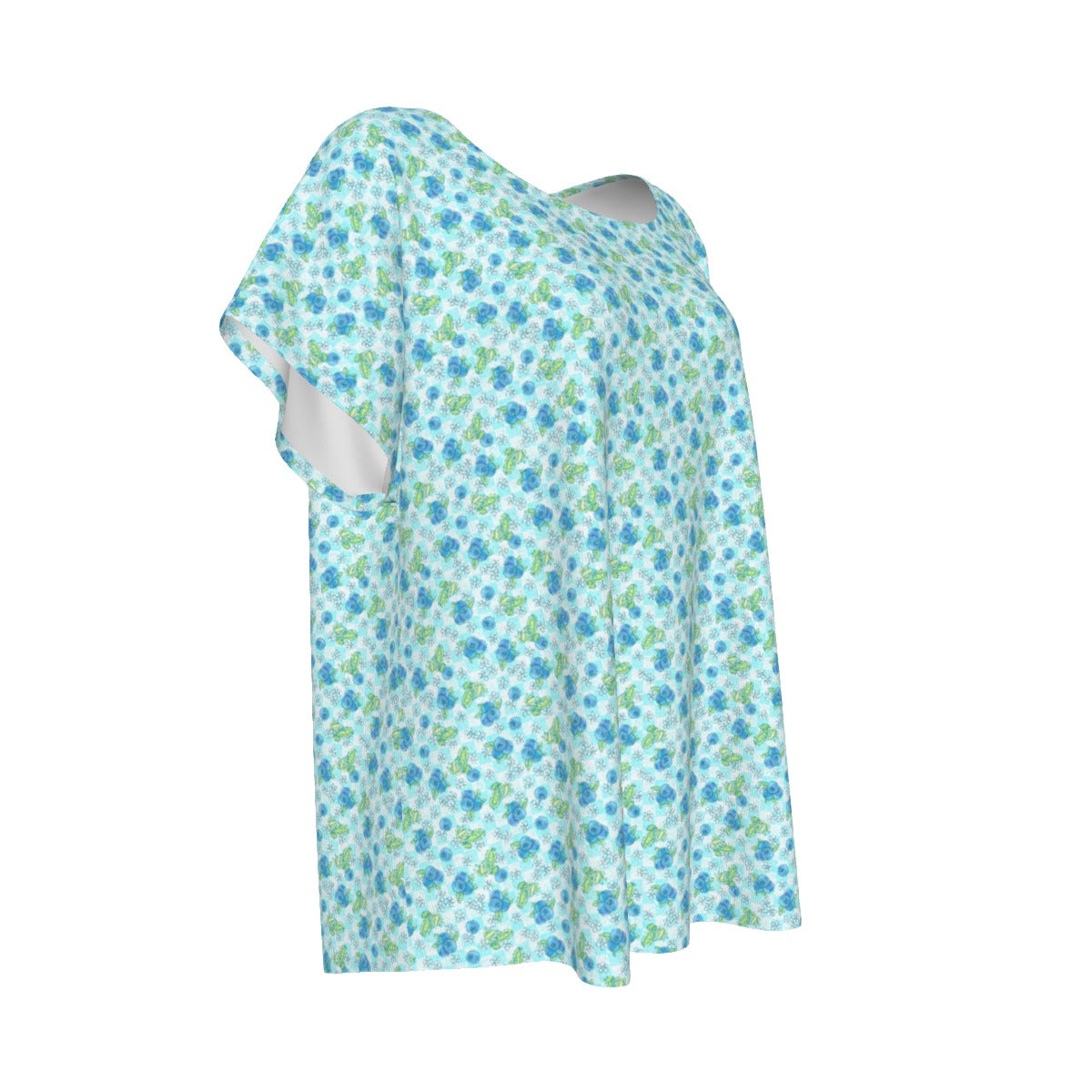 Summer Fruits - Blueberry - Women’s Relaxed Fit Scoop Tee