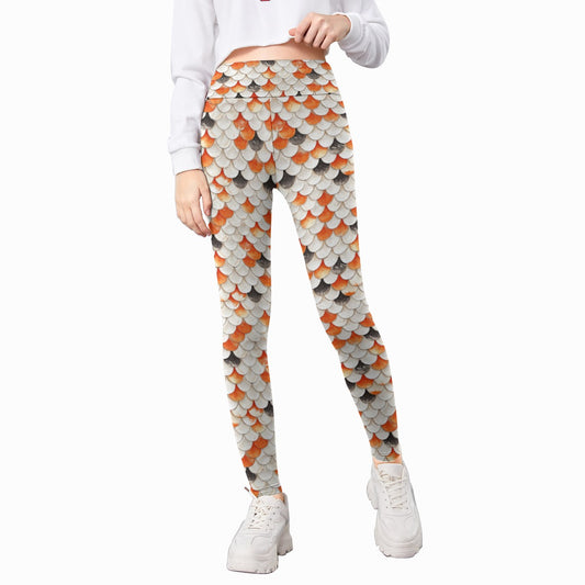 Animal Print - Koi Fish - Kid's Leggings