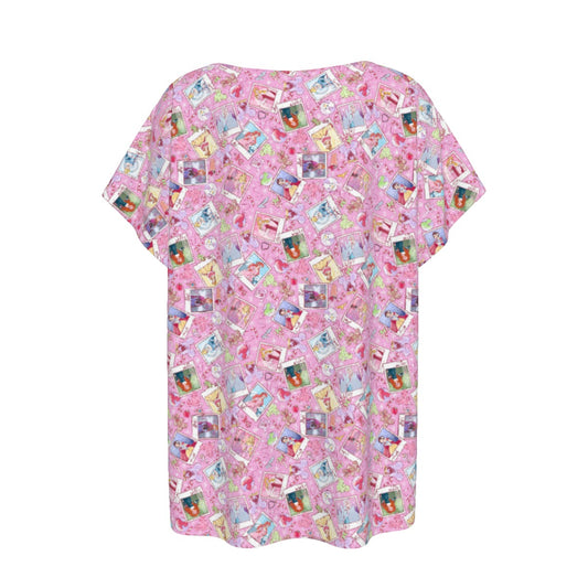 Holiday Winter Princess Christmas Snapshots - Women’s Relaxed Fit Scoop Tee