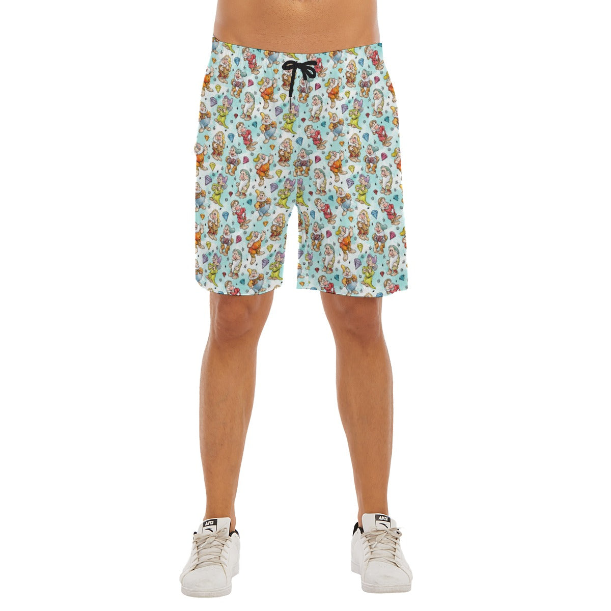 Seven Helpers Sketch - Men’s Pocket Beach Shorts