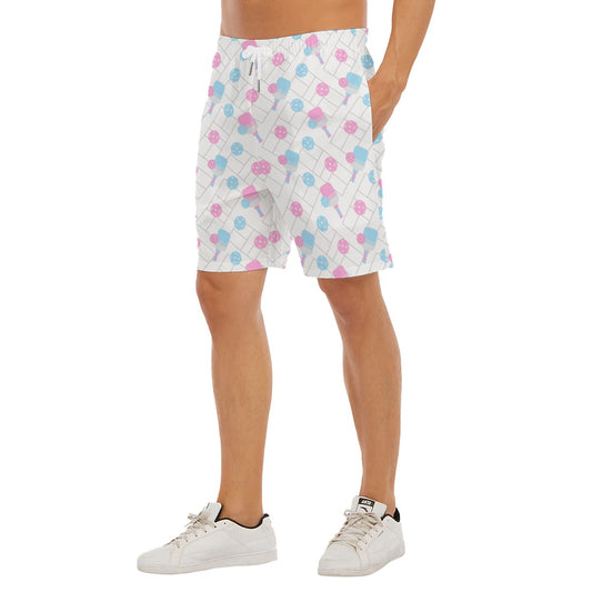 Pickleball Court Spin - Men’s Pocket Beach Shorts