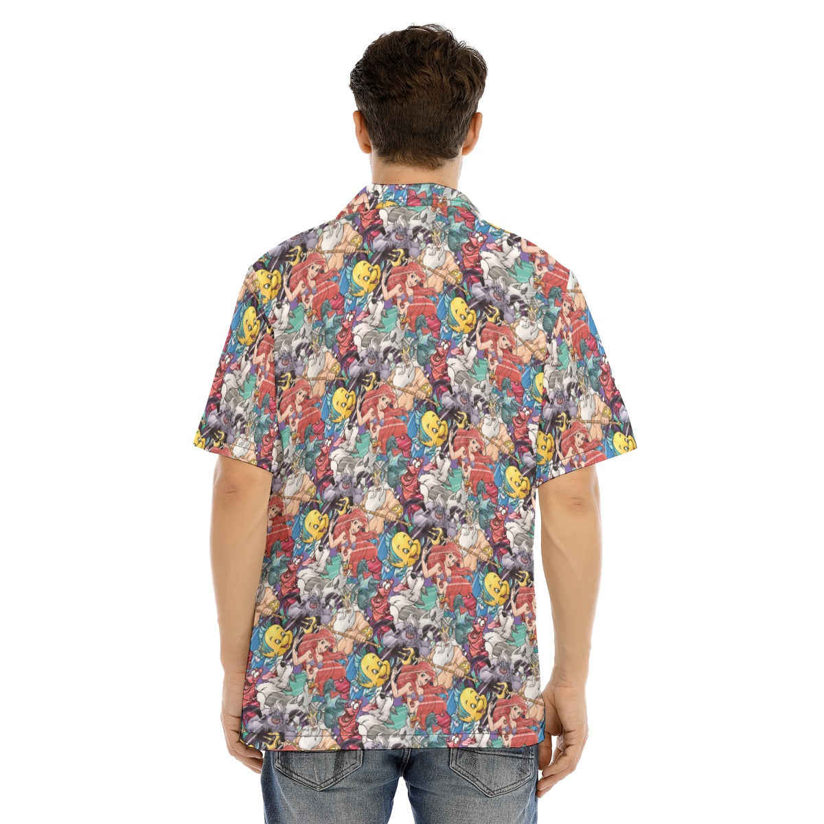 Undersea Crew Sketch - Men's Hawaiian Button Up Shirt