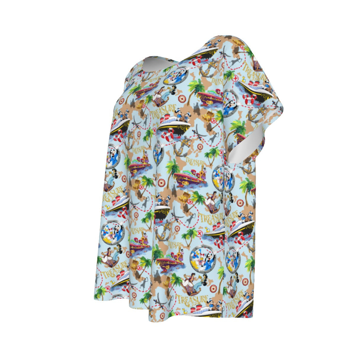 Treasure Voyage Cruise - Women’s Relaxed Fit Scoop Tee