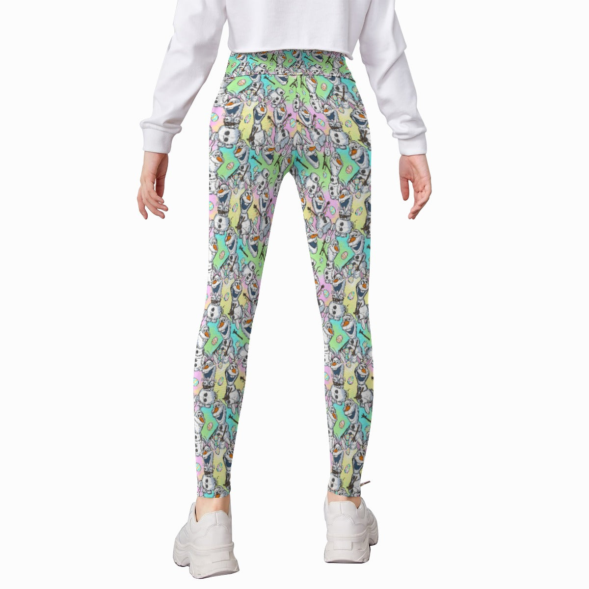 Sketched Snowman Easter - Kid's Leggings
