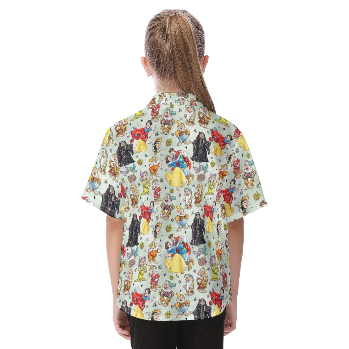 Fairest Crew Sketch - Kid's Hawaiian Button Up Shirt