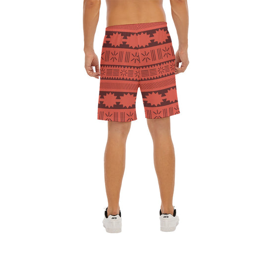 Island Tribal Patterns - Men’s Pocket Beach Shorts