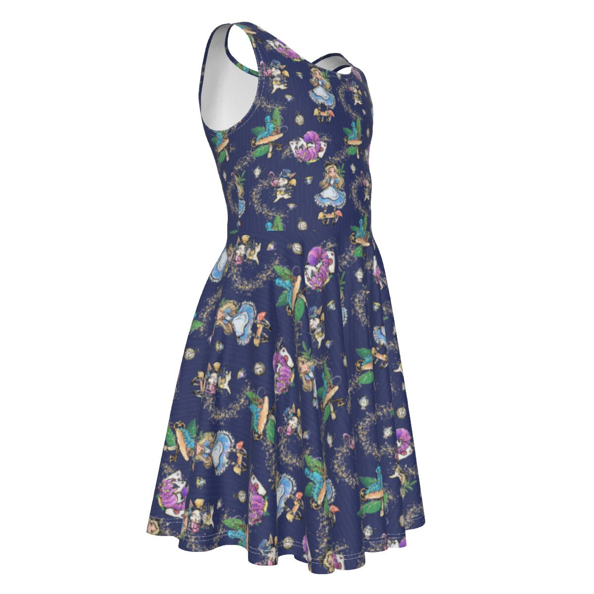 Whimsical Enchanted Forest - Kid's Sleeveless Skater Dress
