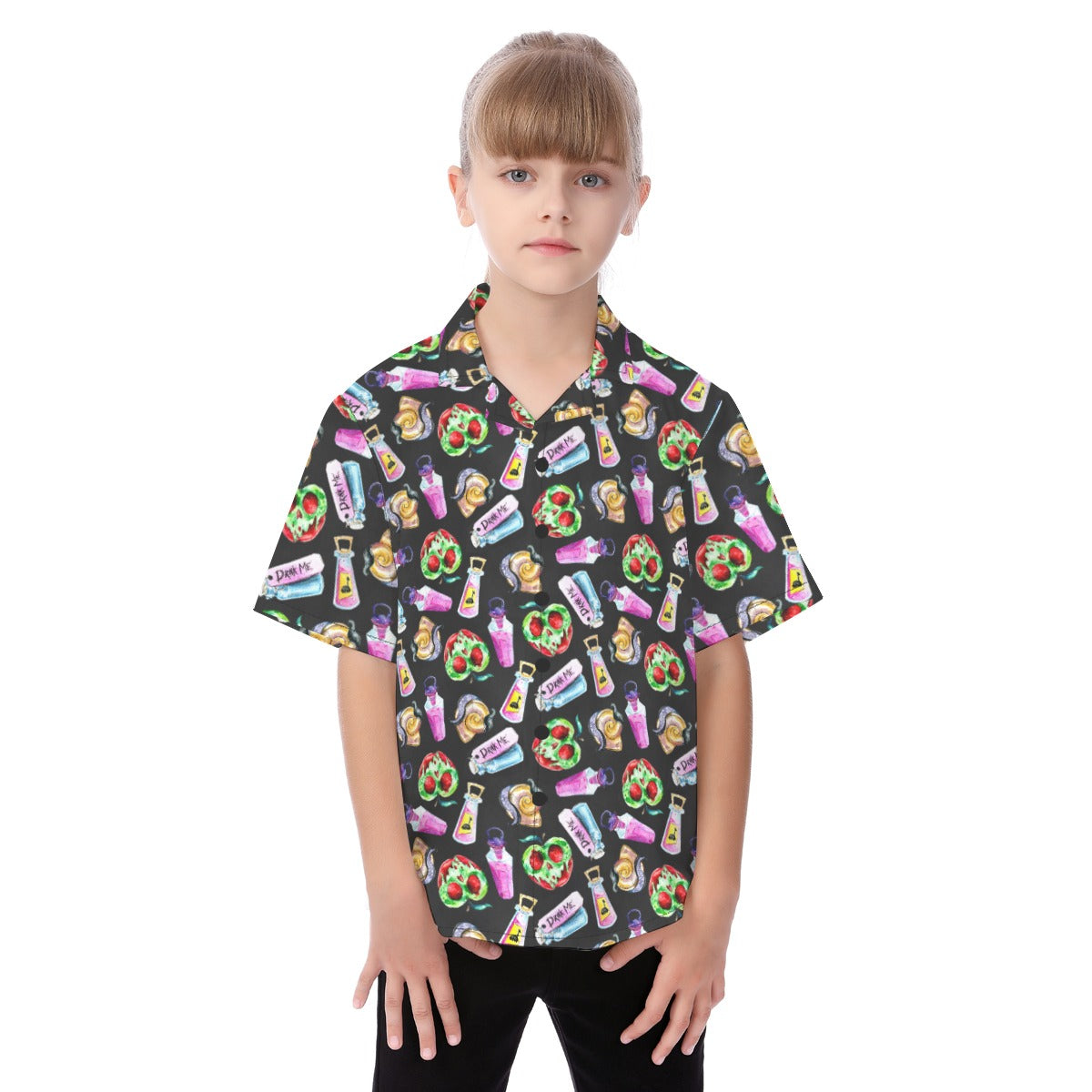 Pick Your Poison - Kid's Hawaiian Button Up Shirt